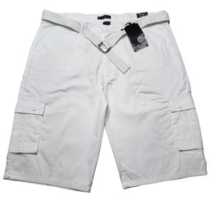 Men's Marx & Dutch White Cargo Shorts Sz 46 NWT